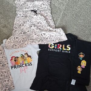 Disney Princess Kids Matching Set - Black and Pink